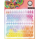 Art by Marlene Pretty Shapes Stencil Mask (1 db)