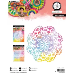 Art by Marlene Lacy Mandala Stencil Mask (1 db)