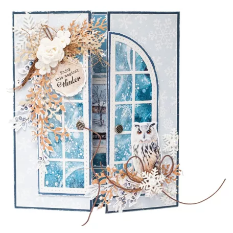 Vágósablon Studio Light Snowflakes Christmas Cutting Die (1 csomag)