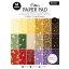 Papírkészlet A5Studio Light Fairy Christmas A5 Christmas Pattern Paper Pad (36 lap)