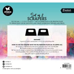 Studio Light Scrapers Mintázó eszköz Gel Printing (2 db)