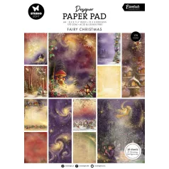   Papírkészlet A4Studio Light Fairy Christmas A4 Christmas Designer Paper Pad (36 lap)