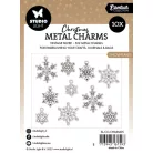 Fém medál Studio Light Snowflakes Essentials Metal Charms (1 csomag)