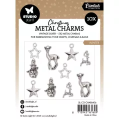   Fém medál Studio Light Winter Elements Essentials Metal Charms (1 csomag)