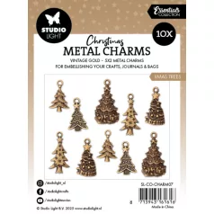   Fém medál Studio Light Christmas Trees Essentials Metal Charms (1 csomag)