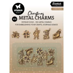   Fém medál Studio Light Christmas Elements Essentials Metal Charms (1 csomag)