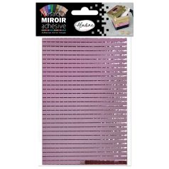   Öntapadós tükörmozaik Rózsaszín / Pink - AladinE Mirror mosaic (2 ív)