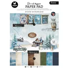 Papírkészlet A4 Studio Light  Essentials Die-cut Paper Pad Winter Wonderland (28 lap)