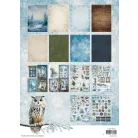 Papírkészlet A4 Studio Light  Essentials Die-cut Paper Pad Winter Wonderland (28 lap)