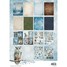   Papírkészlet A4 Studio Light  Essentials Die-cut Paper Pad Winter Wonderland (28 lap)