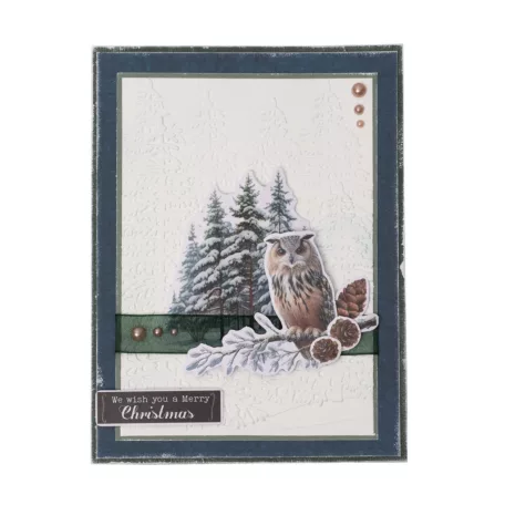 Papírkészlet A4 Studio Light  Essentials Die-cut Paper Pad Winter Wonderland (28 lap)