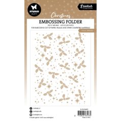   Domborító mappa A6Studio Light Essentials Embossing Folder Holly Sparkles (1 db)