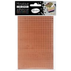   Öntapadós tükörmozaik Réz / Copper - AladinE Mirror mosaic (2 ív)