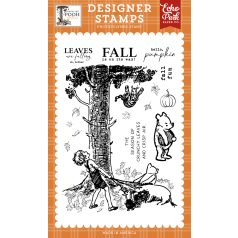   Echo Park Winnie The Pooh Autumn Szilikonbélyegző Crunchy Leaves and Crisp Air Clear Stamps (1 db)