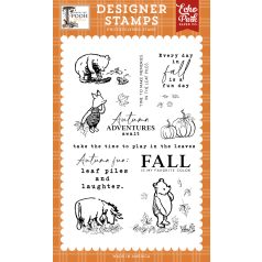   Echo Park Winnie The Pooh Autumn Szilikonbélyegző Autumn Adventures Await Clear Stamps (1 db)