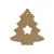 MDF dekoráció 6x6 cm Karácsonyfa - AladinE Wood decoration (1 db)