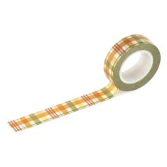   Echo Park Winnie The Pooh Autumn Dekorációs ragasztószalag Winne The Pooh Fall Plaid Washi Tape (1 db)