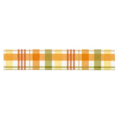 Echo Park Winnie The Pooh Autumn Dekorációs ragasztószalag Winne The Pooh Fall Plaid Washi Tape (1 db)