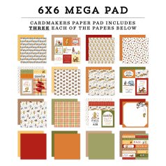   Echo Park Winnie The Pooh Autumn Scrapbook papírkészlet 6" (15 cm) Paper Pack (48 lap)