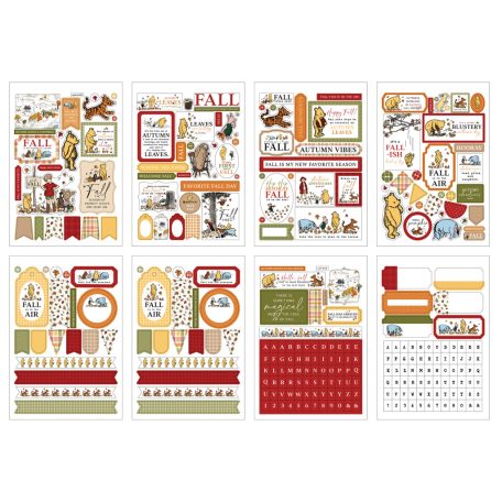 Echo Park Winnie The Pooh Autumn Matrica készlet Sticker Book (16 ív)