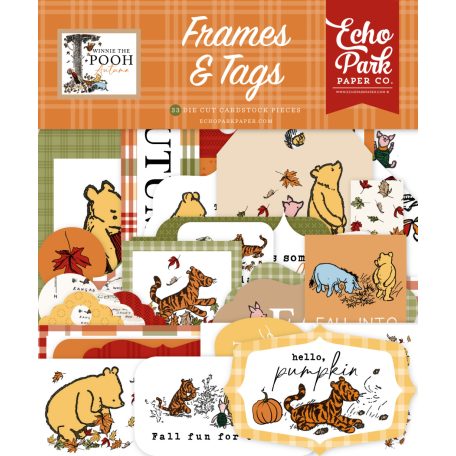 Echo Park Winnie The Pooh Autumn Kivágatok Frames & Tags (1 csomag)