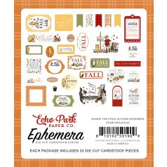   Echo Park Winnie The Pooh Autumn Kivágatok Ephemera (1 csomag)