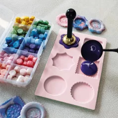   Szilikon forma pecsétviaszhoz Karácsony 2Silicone mold - AladinE Sealing Wax (1 db)