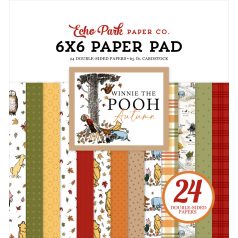   Echo Park Winnie The Pooh Autumn Scrapbook papírkészlet 6" (15 cm) Paper Pack (24 lap)
