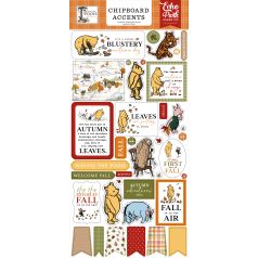   Echo Park Winnie The Pooh Autumn Chipboard 6"X12" Chipboard Accents (1 ív)