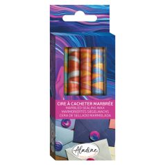   Márványos pecsétviasz rúd Fauve Grey - AladinE Marbled Sealing Wax Stick (5 db)