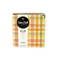   Echo Park Winnie The Pooh Autumn Scrapbook album 6"x8" The Colors Of Fall Plaid (1 db)