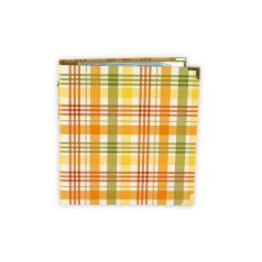   Echo Park Winnie The Pooh Autumn Scrapbook album 6"x8" The Colors Of Fall Plaid (1 db)