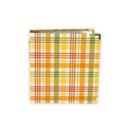 Echo Park Winnie The Pooh Autumn Scrapbook album 6"x8" The Colors Of Fall Plaid (1 db)