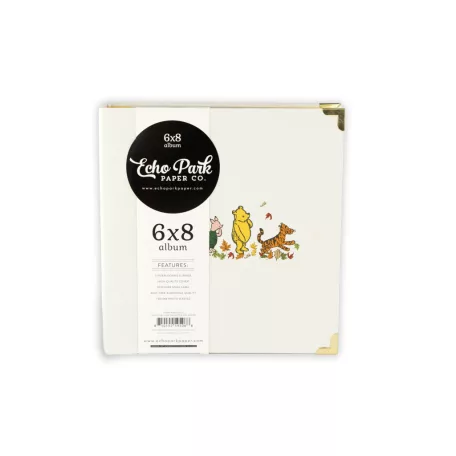 Echo Park Winnie The Pooh Autumn Scrapbook album 6"x8" Leaf Piles And Laughter (1 db)