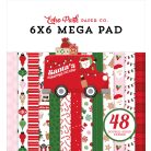 Echo Park Santa's Christmas Delivery Scrapbook papírkészlet 6" (15 cm) Paper Pack (48 lap)
