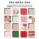 Echo Park Santa's Christmas Delivery Scrapbook papírkészlet 6" (15 cm) Paper Pack (48 lap)