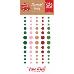   Echo Park Santa's Christmas Delivery Díszítőelem Enamel Dots (1 csomag)