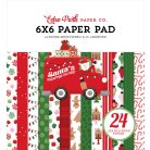 Echo Park Santa's Christmas Delivery Scrapbook papírkészlet 6" (15 cm) Paper Pack (24 lap)