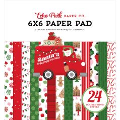   Echo Park Santa's Christmas Delivery Scrapbook papírkészlet 6" (15 cm) Paper Pack (24 lap)