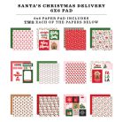 Echo Park Santa's Christmas Delivery Scrapbook papírkészlet 6" (15 cm) Paper Pack (24 lap)