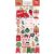 Echo Park Santa's Christmas Delivery Chipboard 6"X12" Chipboard Accents (1 ív)