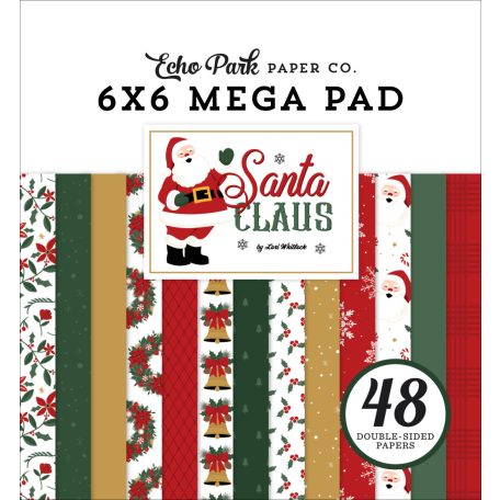 Echo Park Santa Claus Scrapbook papírkészlet 6" (15 cm) Paper Pack (48 lap)
