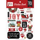 Echo Park Santa Claus Matrica készlet Sticker Book (16 ív)