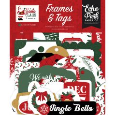 Echo Park Santa Claus Kivágatok Frames & Tags (1 csomag)