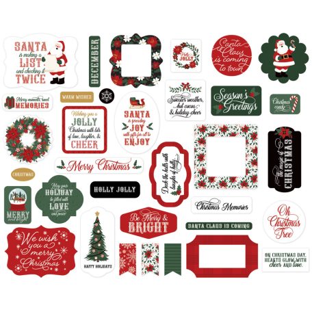 Echo Park Santa Claus Kivágatok Ephemera (1 csomag)