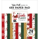 Echo Park Santa Claus Scrapbook papírkészlet 6" (15 cm) Paper Pack (24 lap)