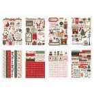 Carta Bella Christmas Village Matrica készlet Sticker Book (16 ív)
