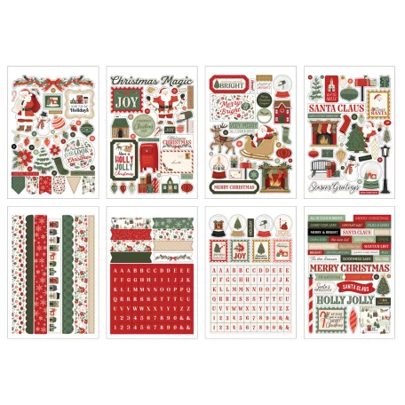 Carta Bella Christmas Village Matrica készlet Sticker Book (16 ív)