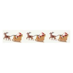   Carta Bella Christmas Village Dekorációs ragasztószalag Santa's Sleigh And Reindeer Washi Tape (1 db)
