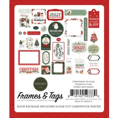   Carta Bella Christmas Village Kivágatok Frames & Tags (1 csomag)
